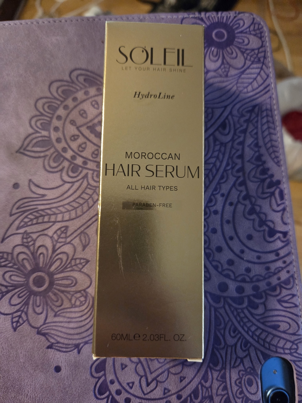 Soleil Moroccan Hair Serum — Gold Nourishing Shine